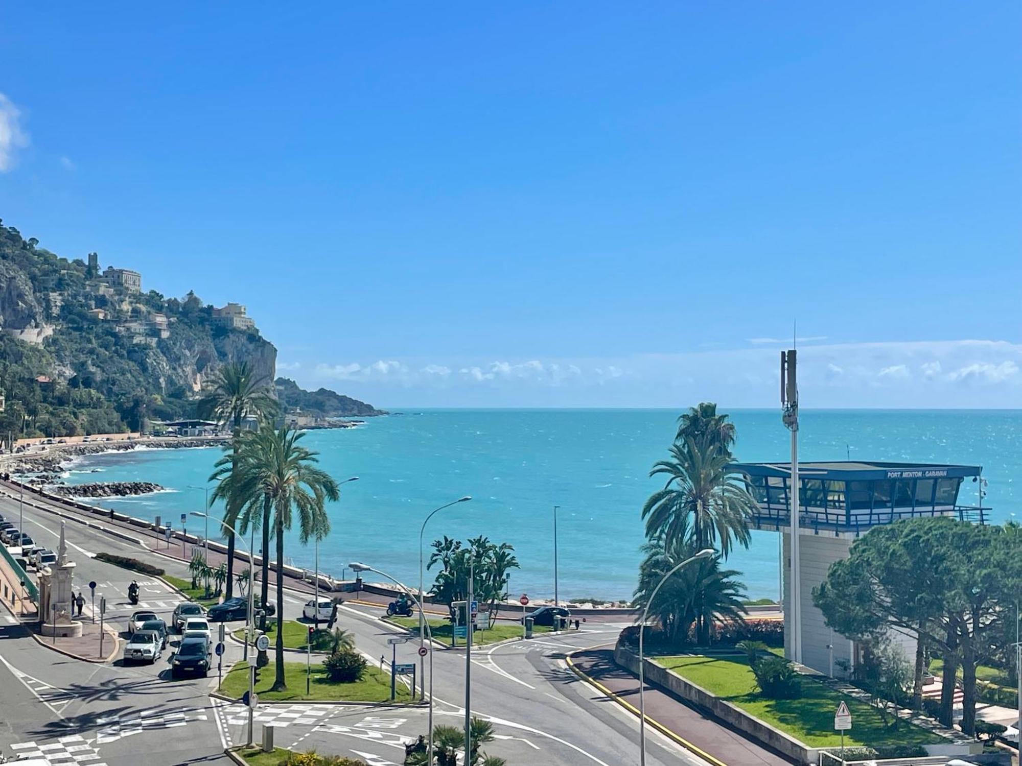 Superbe Appartement En Bord De Mer, Pres Du Centre Et Des Plages Menton Eksteriør bilde